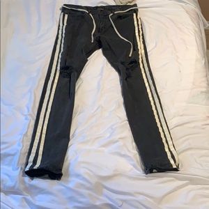 Pacsun black ripped jeans XL